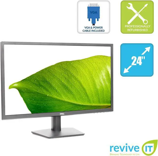 Alt view image 6 of 18 - Dell E2422H 23.8" FHD 1920x1080 IPS Monitor 60 Hz 8 ms 16:9 Aspect Ratio 250 cd/m² Brightness DisplayPort & VGA Ports