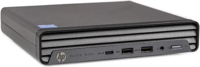 Alt view image 3 of 7 - HP Elite Mini 600 G9 Mini Desktop Intel Hex-Core i5-12400T 1.80GHz 16GB DDR5 512GB SSD Windows 11 Pro
