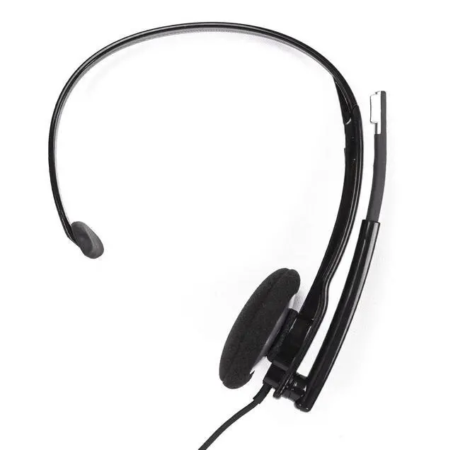 Alt view image 4 of 4 - New Plantronics Audio 610 Mono Headband Computer Corded Headset with USB Adapter 76805-04
