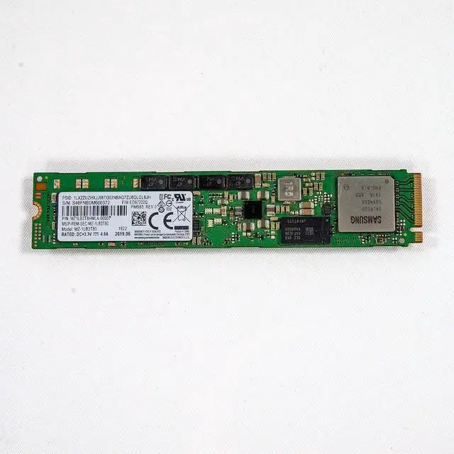 Alt view image 5 of 5 - Samsung MZ-1LB3T80 3.84TB PM983 M.2 Pci-E 3.0 X4 NVMe Ssd