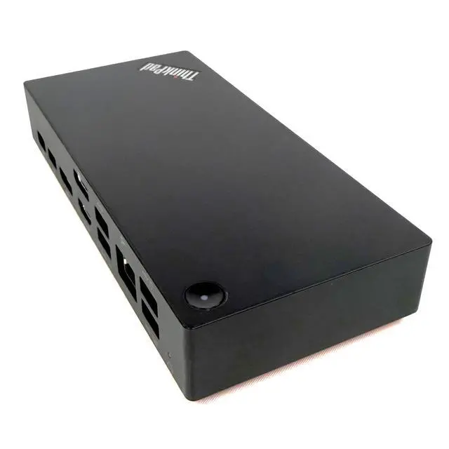 Alt view image 6 of 7 - Lenovo 40B2 ThinkPad Universal USB-C Smart Dock Laptop Docking Station LDA-KP 5D21B88170 SD21B88167 - w/ 135w AC Adapter