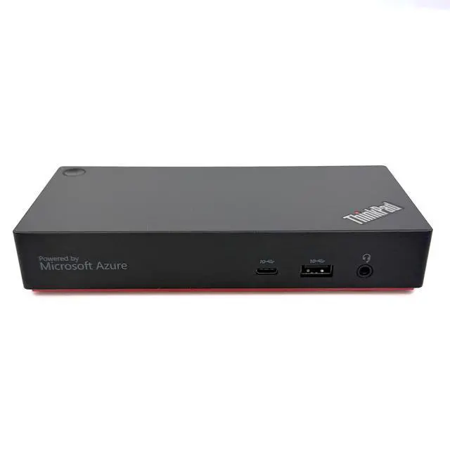 Alt view image 3 of 7 - Lenovo 40B2 ThinkPad Universal USB-C Smart Dock Laptop Docking Station LDA-KP 5D21B88170 SD21B88167 - w/ 135w AC Adapter