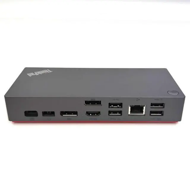 Alt view image 4 of 7 - Lenovo 40B7 ThinkPad Universal USB-C Dock v2 Laptop Docking Station LDA-VK4 5D21K09432 SD21K09429 - w/ 90w AC Adapter