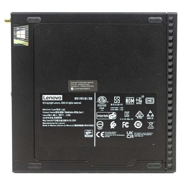 Alt view image 5 of 7 - Lenovo ThinkCentre M70q G2 Tiny Desktop Intel Hex-Core i5-11400T 1.30GHz WiFi 16GB 512GB Windows 11 Pro
