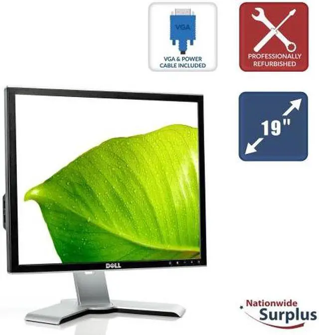 Alt view image 9 of 10 - Dell 19" LCD Monitor 1908FP 1280x1024 75Hz 300cd 800:1 5ms