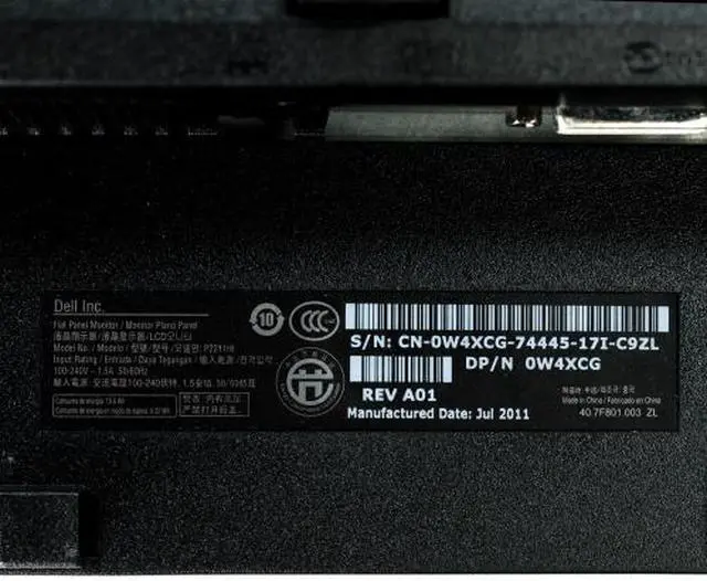 Alt view image 4 of 4 - Dell P2211H 22" Widescreen Full HD 1920x1080 16:9 LED Backlit LCD Monitor DVI VGA Grade B