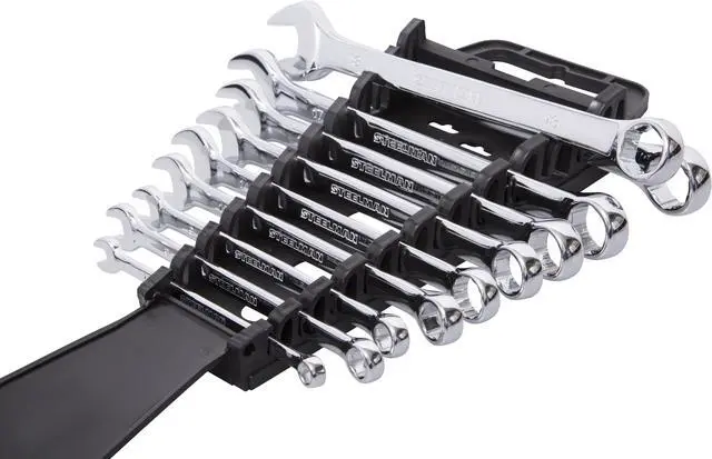 Alt view image 5 of 10 - STEELMAN 55318 Universal 10-Tool Wrench Holder, Black