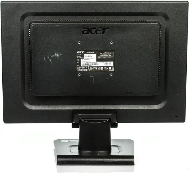 Alt view image 6 of 7 - Acer AL1916W 19" LCD TFT Widescreen 1440x900 16:10 VGA Monitor Grade A