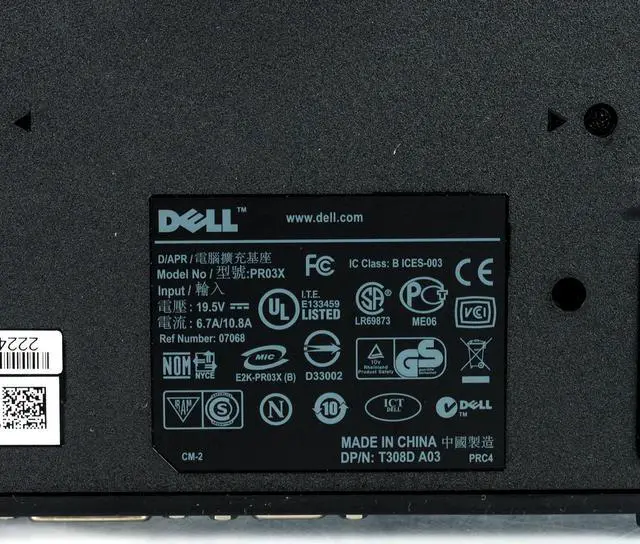 Alt view image 17 of 18 - Dell PR03X E-Port Docking Station