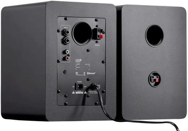Alt view image 2 of 6 - Monoprice DT-5BT 60-Watt Multimedia Desktop Powered Speakers - Class AB, Bluetooth 5.0, 5.25 Inch Woofer, 0.75 Inch Tweeter, For Home, Office, Gaming, or Entertainment Setup