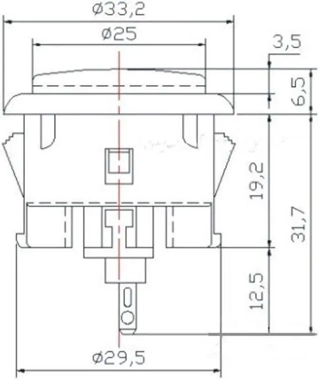 Alt view image 4 of 6 - JLF-TP-8YT Joystick +  8 pcs OBSF-30 Push Button Bundle Kit Color : White - for Arcade Game 4 & 8 Way Adjustable, Compatible with Catz Mad SF4 Tournament Joystick S@NWA