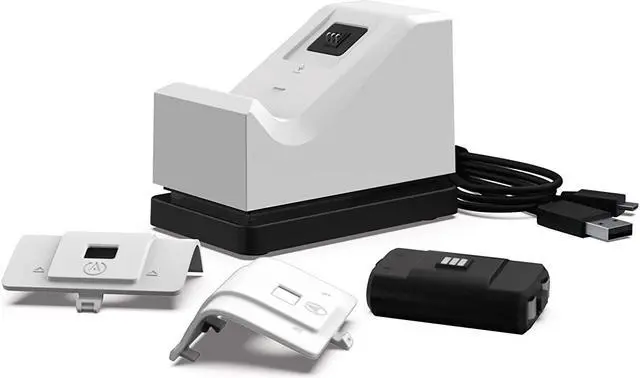 Alt view image 4 of 6 - PowerA Charging Stand for Xbox - White, Wireless Controller Charging, Charge, Rechargeable Battery, Xbox Series X|S, Xbox One - Xbox Series X