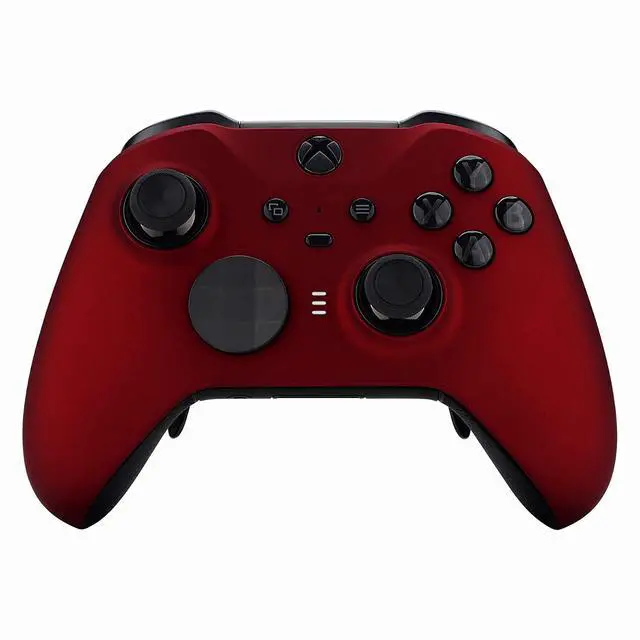 Alt view image 3 of 7 - Faceplate Shell + Bottom Shell for Xbox Elite Series 2, Elite Series 2 Core Controller - Scarlet Red @