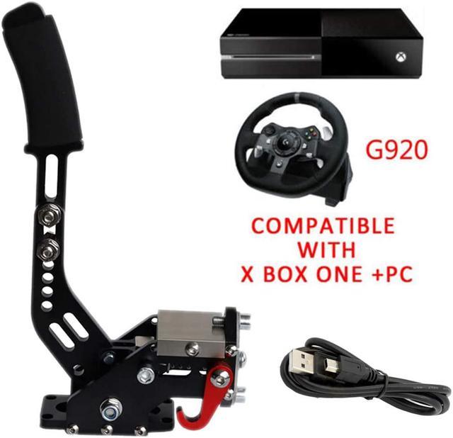 Obokidly Upgrade 2-IN-1 USB Handbrake Support G29 Compatible With PS4 PS5 PC For Simracing Game Sim Rig With Clamp (Support G29 For PS5 With Clamp,