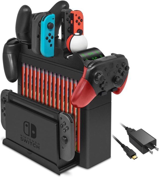 Charging Dock for Nintendo Switch Joy-Cons, Pro Controller and