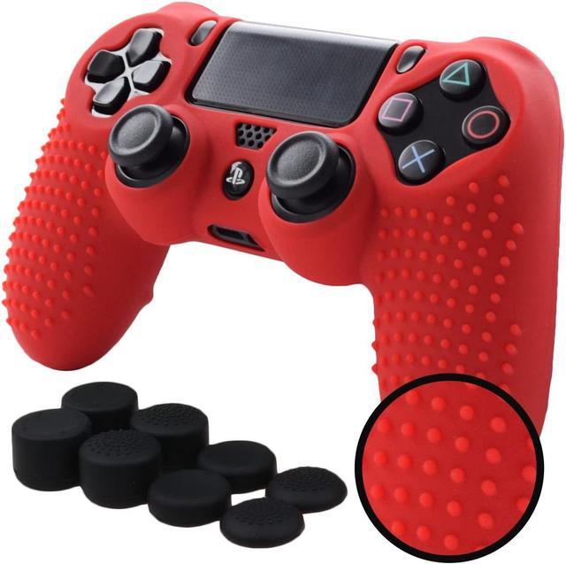 For PS4 Controller Cover, 7 Skin Grip Anti-Slip Silicone Cover Protector  Case for Sony PS4/PS4 Slim/PS4 Pro Controller 