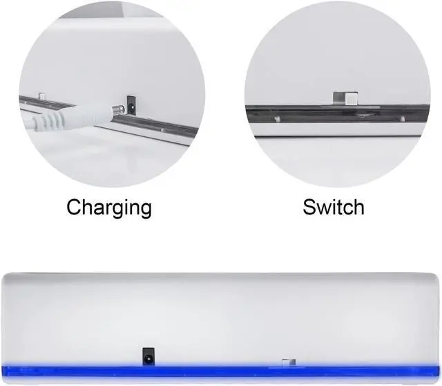 Alt view image 4 of 7 - 4 Wii Controller Batteries with Charger Dock for Wii Controller, TechKen Remote Control Charger Docking Station with 4 Rechargeable Batteries Compatible Nintendo Wii Remote Control