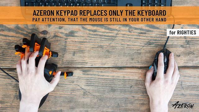 Azeron Classic ergonomic gaming keypad lets you customize it from 15  different colors » Gadget Flow