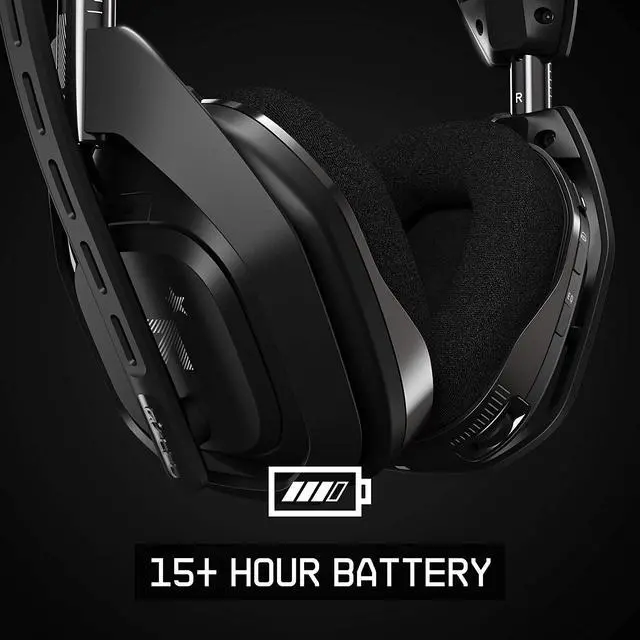 Alt view image 6 of 7 - ASTRO Gaming A50 Wireless + Base Station for Xbox Series X | S, Xbox One & PC - Black/Gold