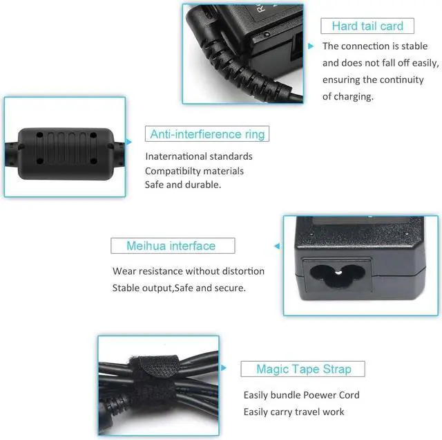 Alt view image 5 of 7 - 45W 20V 2.25A AC Adapter Laptop Charger Fit for Lenovo ADLX45NCC2A ADLX45NLC3A ADLX45NCC3A ADLX45NDC3A Yoga Chromebook 11E ThinkPad X270 X260 T460s T570 Helix Power Cord