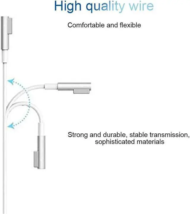 Alt view image 4 of 6 - Universal Adapter, Compatible with Mac Book Pro Charger, 60W Magnetic L-Type Charger, Replacement Charger for Notebook 13-InchBefore Mid 2012