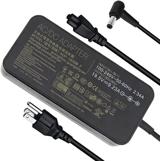 Main image of 19.5V 9.23A 180W AC Charger Fit for Asus ADP-180MB F ROG G750JM G751JM G750JS G75VW G75VX GL502VT G750JW G750JM G750JX G751JL G751JM G752VL G-Series Gaming Laptop with Power Cord