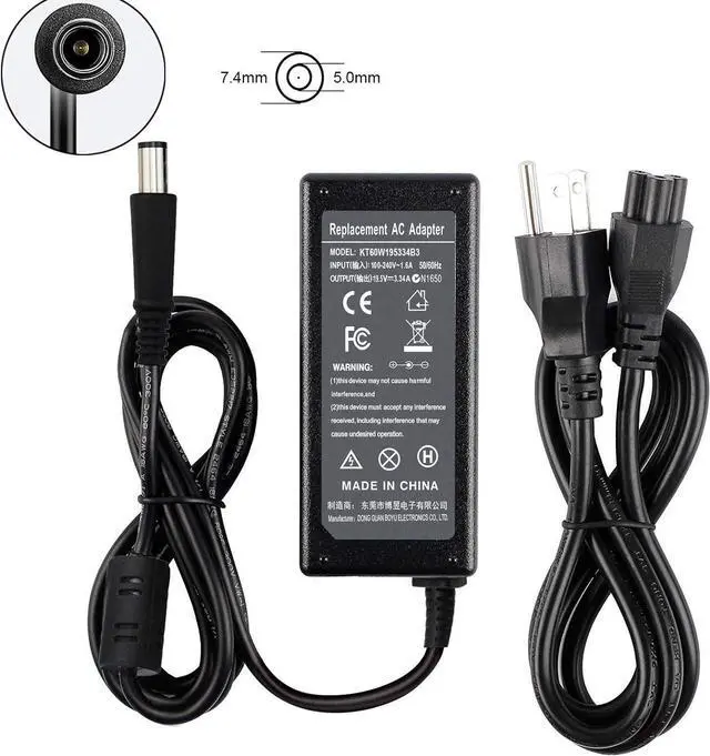 Alt view image 5 of 7 - Laptop Charger Adapter 65W for Dell Chromebook 11 3120 3180 3189 Latitude E7240 E7250 E7270 E7280 E7440 E7450 E7470 E7480 E5430 E5440 E5450 E5470 E5480 E5580 LA65NS2-01 Pa-12 Power Cord Supply.