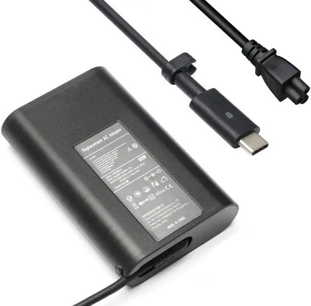 Main image of 65W 45W USB Type C AC Power Adapter Laptop Charger for Dell XPS 13 9380 9370 9365 9360 9350, Dell LA65NM170, 2YKOF, 02YKOF, Dell XPS 12 9250, Dell Latitude 12 7275, Dell Latitude 13 7370 5175 5285