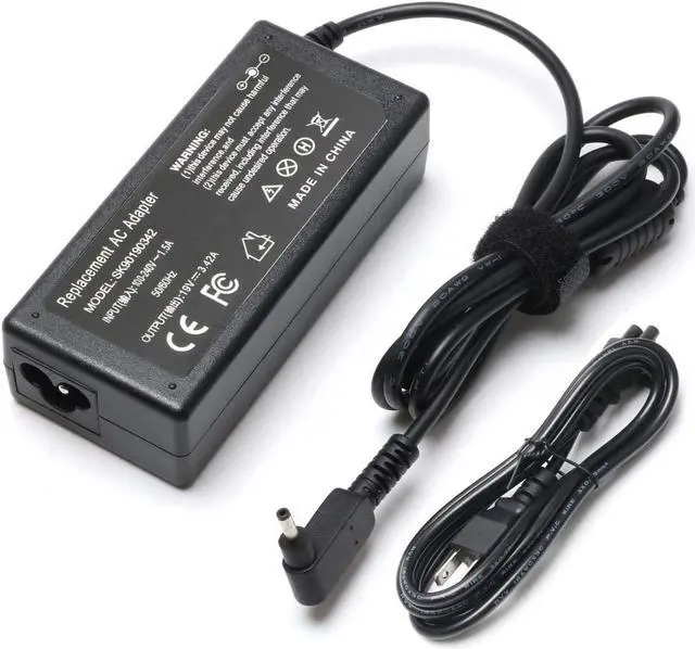 Main image of New C720 C740 65W?AC Adapter Laptop Charger for Acer Chromebook 11 R11 13 14 15 C720p C910 CB3 CB5 CB3-532 CB5-571 CB3-131 CB3-111-C670 Series,P/N: A13-045N2A PA-1450-26 Laptop Adapter Supply Cord