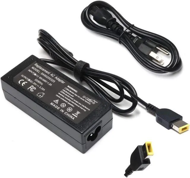 Main image of 65W 20V 3.25A Adapter Laptop Charger USB Tip for Lenovo Thinkpad E440 E450 E550 E560 T460 T450 T460S T430 T440 T440S T440P T540P T560 G50 Z50 Lenovo Yoga 13 Yoga 11S Yoga 2 Power Supply Cord