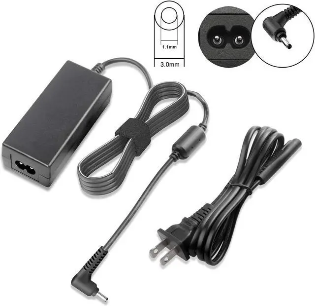 Alt view image 3 of 5 - ARyee AC Adapter Laptop Charger for Samsung 900X1 900X1A 900X1B 900X3 900X3A 900X3B 900X3C 900X3D 900X3E 900X3F 900X3G 900X3K 900X3L 900X4 900X4B 900X4C 900X4D Notebook Power Supply 19V 2.1A