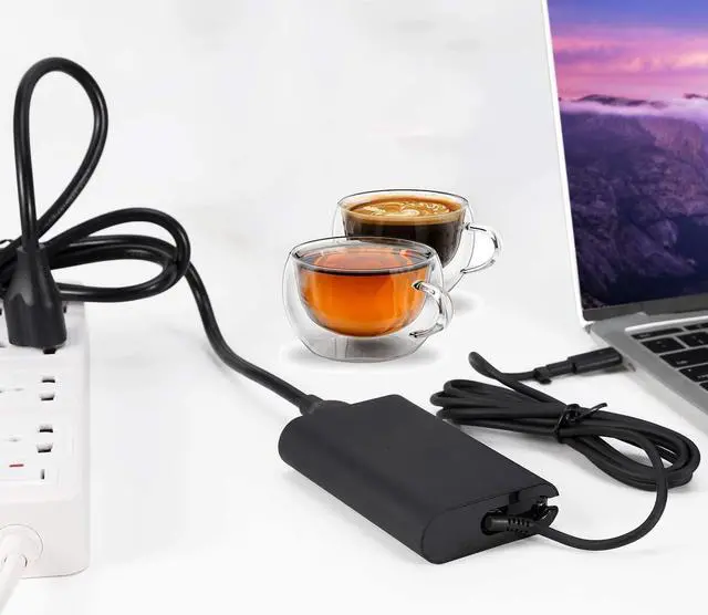 Alt view image 6 of 6 - 65W 45W USB Type C AC Power Adapter Laptop Charger for Dell XPS 13 9380 9370 9365 9360 9350, Dell LA65NM170, 2YKOF, 02YKOF, Dell XPS 12 9250, Dell Latitude 12 7275, Dell Latitude 13 7370 5175 5285