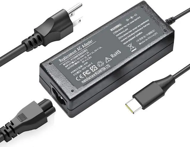 Main image of 45W USB-C Charger for Lenovo ThinkPad X1 Carbon 5th 6th 7th 8th Gen Chromebook 100e 300e 500e C330 C340 S330 Yoga C930 C940 C740 S730 730 730S 720 910 920 T480s T490s T580s T580 T590 T480 E480 E580