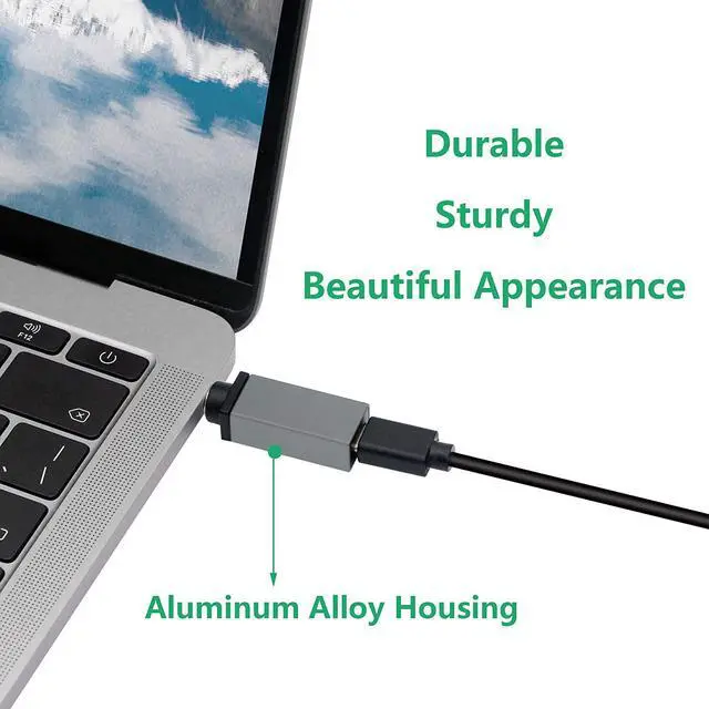 Alt view image 5 of 7 - CERRXIAN 100W PD USB Type C Female Input to DC 7.9mm x 5.5mm Power Charging Adapter for Lenovo Thinkpad T60 T61 T400 T410 T420 T430 T500 T510 T520 T530 X60 Z60 X200 X201 X220(100w-7955a) (Silver grey)