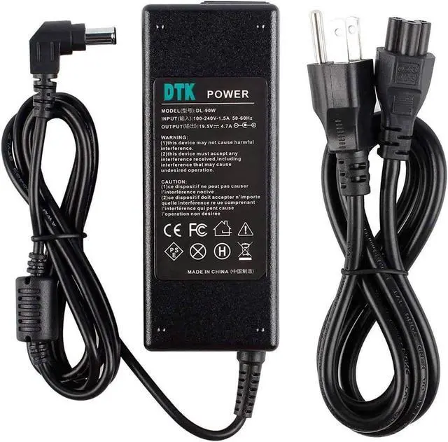 Main image of DTK 19.5V 4.7A 90W for Sony Ac Adapter Laptop Computer Charger Notebook PC Power Cord Supply Source Plug Connector Size: 6.5X4.4mm