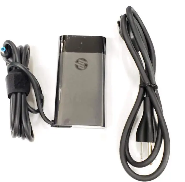 Alt view image 4 of 5 - New Replacement HP 65W 4.5/3.0mm b Blue Tip P/N: L23960-001, L24008-001, TPN-LA14, Compatible with: HP Spectre x360 13-4193nr, HP Spectre x360 15-ap001nx 15t-ap000