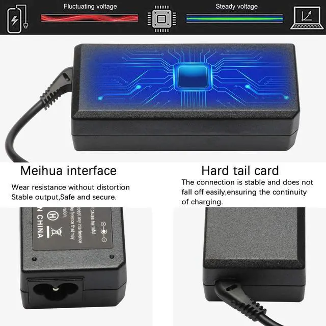 Alt view image 4 of 7 - 65W Laptop Adapter Charger for Lenovo Thinkpad E545 T420 T400 T410 T420s T500 T520 T530 E545 X140e X230 Edge 15 E430 E520 E530 T430u T520 X120e R500 SL500 SL510 AC Power Supply Cord