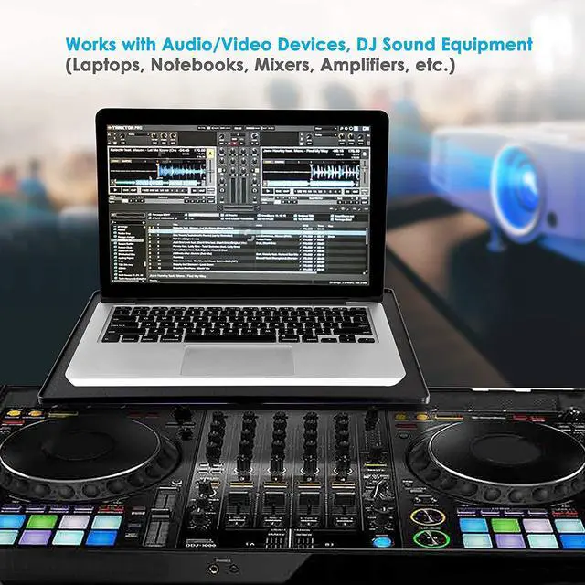 Alt view image 6 of 7 - DJ Laptop, Projector Stand- Computer DJ Equipment Studio Stand Mount Holder, Height Adjustable, 27.55 to 47.24, Good For Stage or Studio -PLPTS3