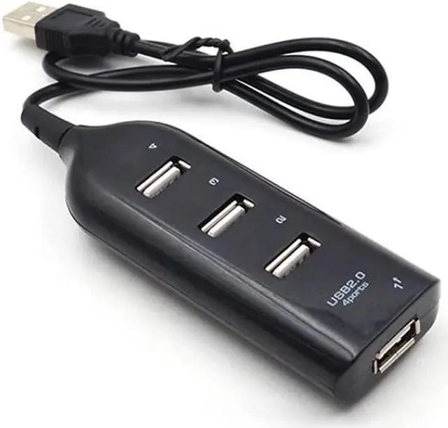 Main image of 2.0 Multi USB 2.0 Hub USB Splitter High Speed 3 USB Card Reader USB Extender for PC Laptop (Color : Black) (Black)