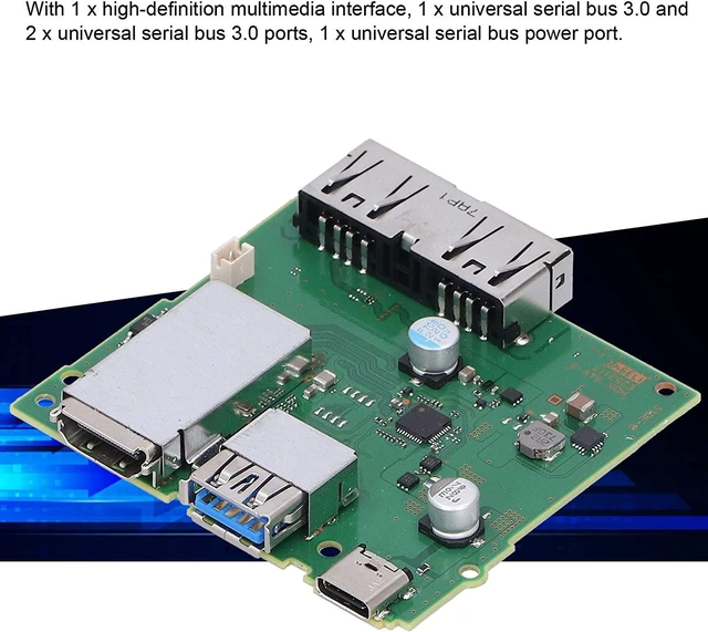Alt view image 2 of 7 - Docking Station Circuit Board Porfessional HDMI Charging Board Docking Station Mainboard Circuit Board Replacement with Screwdriver