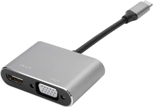 Alt view image 6 of 7 - ZDFHZSFG Display Port Alternate Mode Type\u2011C to HDMI Type\u2011C Adapter High Transmission Efficiency HDMI 4K for Monitor(Grey)