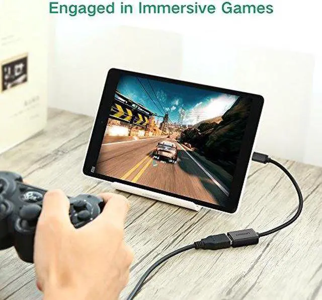 Alt view image 4 of 7 - UGREEN Micro USB to USB, Micro USB 2.0 OTG Cable 2 Pack On The Go Adapter Micro USB Male to USB Female for Samsung S7 S6 Edge S4 S3, LG G4, Dji Spark Mavic Remote Controller, Android Tablets (Black)