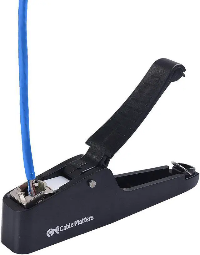 Alt view image 5 of 8 - Cable Matters Easy Crimp Tool for Cable Matters Cat6A / Cat 6A Shielded Metal Keystone JacksParent