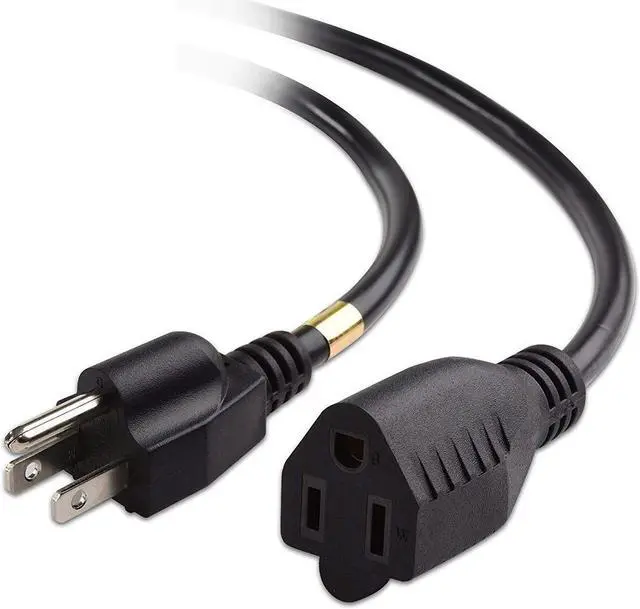 Main image of Cable Matters 16 AWG Heavy Duty 3 Prong AC Power Extension Cord (Power Extension Cable) in 50 Feet (NEMA 5-15P to NEMA 5-15R)