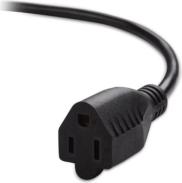 Alt view image 4 of 4 - Cable Matters 16 AWG Heavy Duty 3 Prong AC Power Extension Cord (Power Extension Cable) in 50 Feet (NEMA 5-15P to NEMA 5-15R)