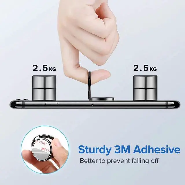 Alt view image 5 of 7 - 360 Degree Rotating Ring Holder and Stand for Smartphone