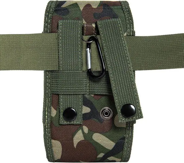 Alt view image 4 of 7 - Extra Large Case-On Nylon Holster Vertical Pouch for Phones with 6.5 inch and Above Screen Size - Camouflage