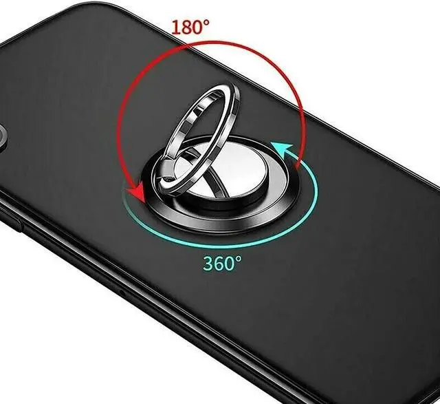 Alt view image 4 of 7 - 360 Degree Rotating Ring Holder and Stand for Smartphone