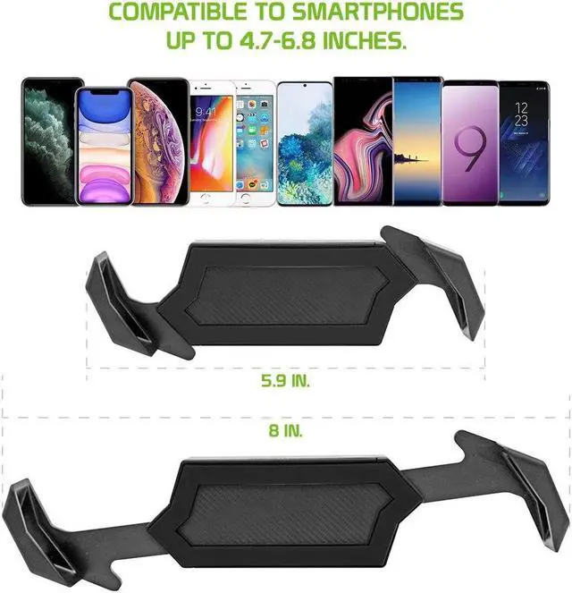 Alt view image 4 of 6 - Universal Heavy Duty Bicycle Handlebar Smartphone Holder Mount With 360 Degree Rotation