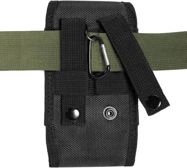 Alt view image 6 of 7 - Nylon Holster Vertical Pouch (6.5 inch & Above Screen Size) - Black